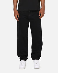 S Double Denim Standard Jeans Raw Black