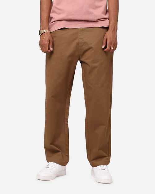 S Double Chino Pant Twill Brown