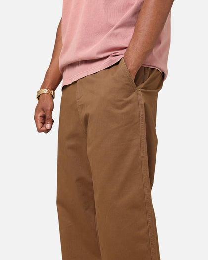 S Double Chino Pant Twill Brown