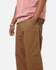 S Double Chino Pant Twill Brown