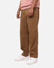 S Double Chino Pant Twill Brown
