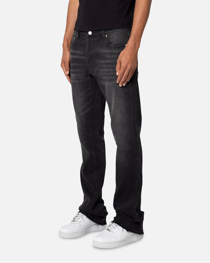 MNML M524 Slim Stacked Denim Jeans Washed Black Culture Kings