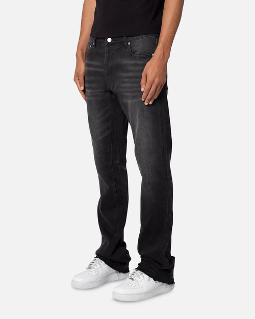 MNML M524 Slim Stacked Denim Jeans Washed Black