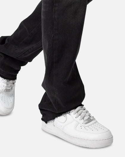 MNML M524 Slim Stacked Denim Jeans Washed Black