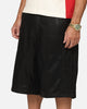 Loiter Motor PU Leather Shorts Black