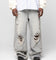 Loiter Star Layered Distressed Jeans Washed Blue