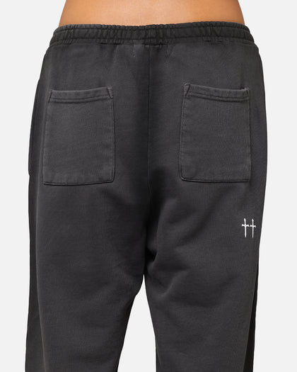 Saint Morta Contrast Wash Sweatpants Washed Black