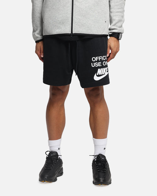 Nike Club Knit Shorts Black/Black/White