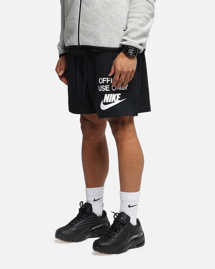 Nike Club Knit Shorts Black/Black/White