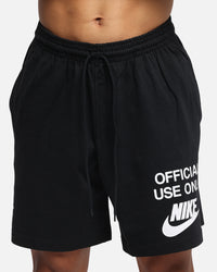 Nike Club Knit Shorts Black/Black/White