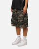 The Anti Order Artillery Baggy Cargo Shorts Woodland Camo