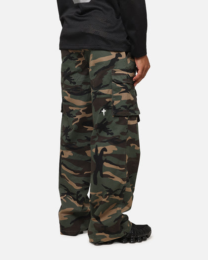 The Anti Order Artillery Baggy Cargo Pants  Woodland Camo