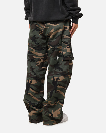 The Anti Order Artillery Baggy Cargo Pants  Woodland Camo