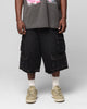 Loiter Collateral Cargo Shorts Black Wash