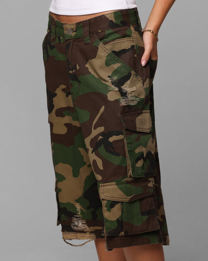 Loiter Collateral Cargo Shorts Camo