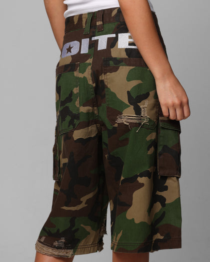 Loiter Collateral Cargo Shorts Camo