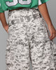 Loiter Collateral Cargo Shorts Digi Snow Camo