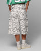 Loiter Collateral Cargo Shorts Digi Snow Camo