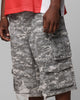 Loiter Collateral Cargo Shorts Snow Camo