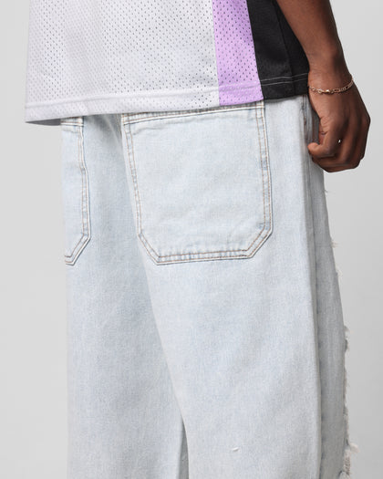 Loiter Collateral Distressed Jeans Denim Camo