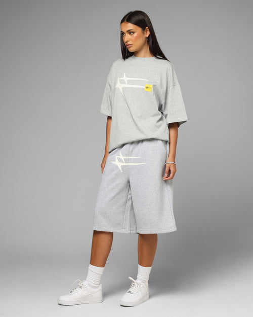 Loiter Hybrid Premium Shorts Grey Marle