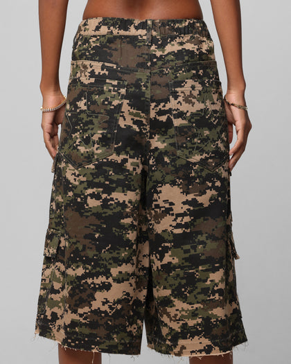 Loiter 3 Quarter Pants Digi Camo