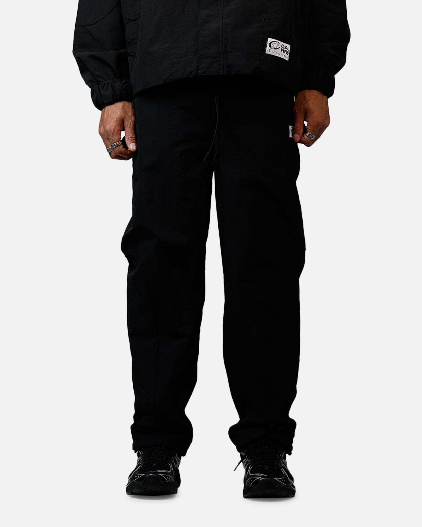 Carre Sprint Panelled Nylon Joggers Black | Culture Kings