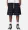 MNML All Over Button Shorts Black