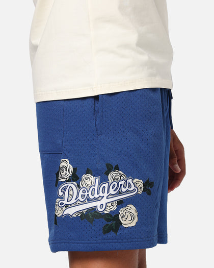 Pro Standard Los Angeles Dodgers Roses Mesh Shorts Dark Blue