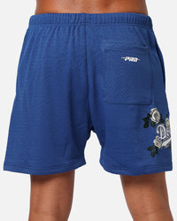 Pro Standard Los Angeles Dodgers Roses Mesh Shorts Dark Blue