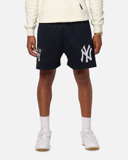 Pro Standard New York Yankees Roses Mesh Shorts Navy