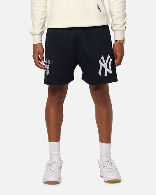Pro Standard New York Yankees Roses Mesh Shorts Navy