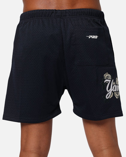 Pro Standard New York Yankees Roses Mesh Shorts Navy
