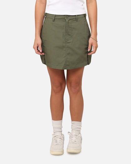 X-Girl Women's Easy Cargo Skirt Flight Green