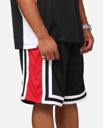 Fubu College Mesh Shorts Black/Red/White