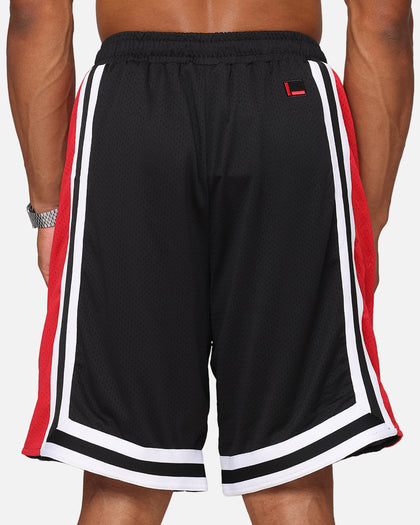 Fubu College Mesh Shorts Black/Red/White
