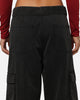 XXIII Tie Up Cargo Pants Washed Black