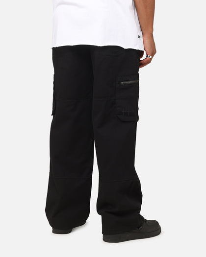 Saint Morta Inutero Baggy Cargo Pants Black