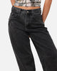 XXIII Women's Buckle Baggy Jeans Vintage Black