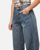 XXIII Women's Buckle Baggy Jeans Vintage Blue