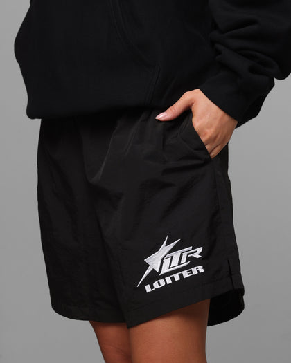 Loiter Cyber Beach Shorts Black