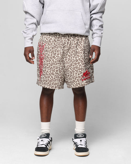 Loiter Cyber Beach Shorts Snow Leopard