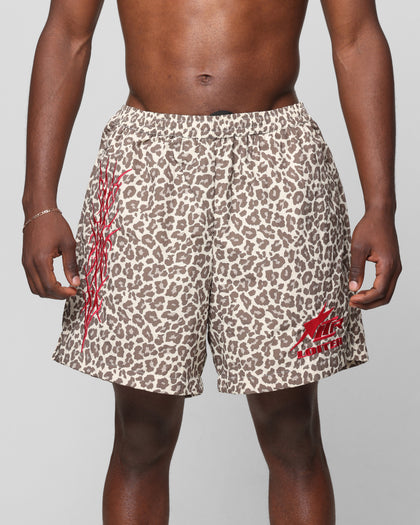 Loiter Cyber Beach Shorts Snow Leopard