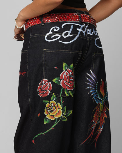 Ed Hardy Denim Jeans Raw Indigo