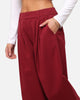 XXIII Women's Wide Leg Tailored Pant Maroon