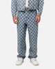 XXIII Checker Board Denim Jeans Blue