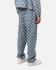 XXIII Checker Board Denim Jeans Blue