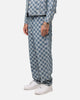 XXIII Checker Board Denim Jeans Blue