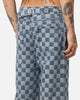 XXIII Checker Board Denim Jeans Blue