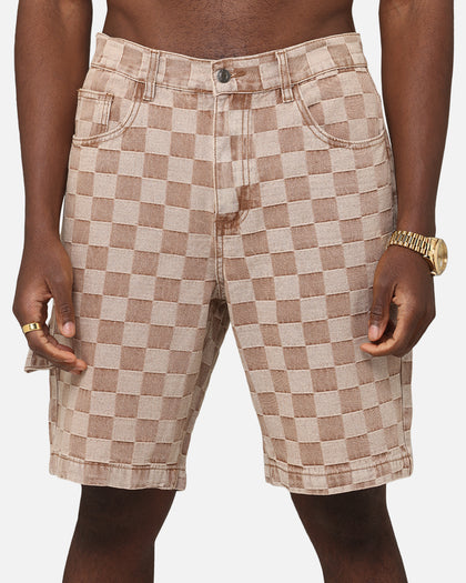 XXIII Checker Board Jort Tan